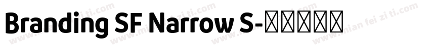 Branding SF Narrow S字体转换